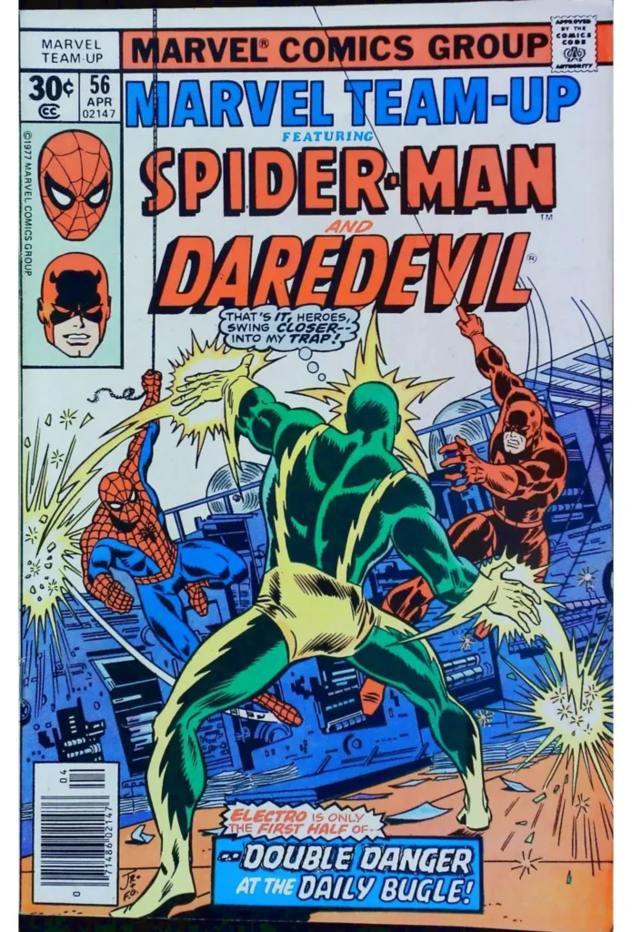 Marvel Team-Up #56, exemplaire FN/VF 7.0, recto