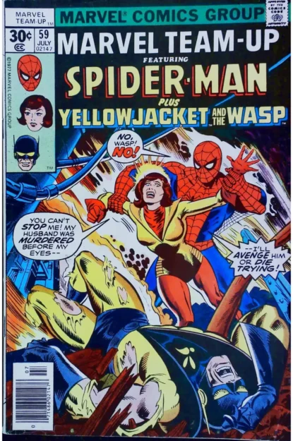 MARVEL TEAM-UP (1972) #59 - Marvel - lecubeacomics.com Couverture de MARVEL TEAM-UP (1972) #59 - par Dan Crespi - lecubeacomics.com