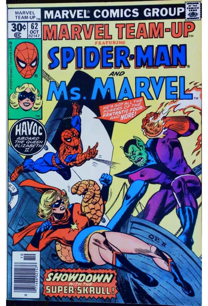 Marvel Team-Up #62, vue de l'exemplaire