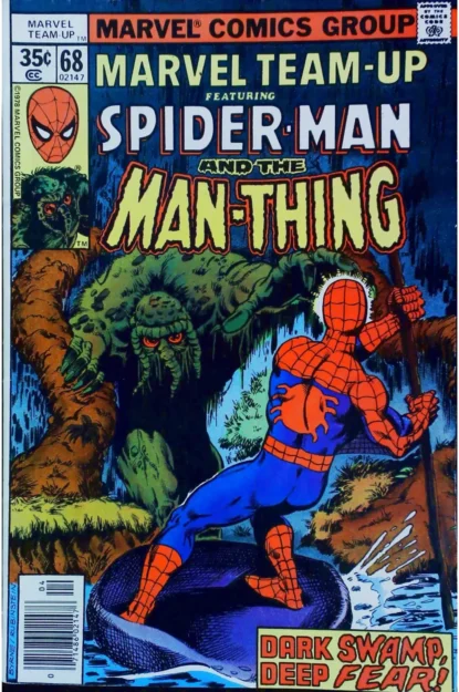MARVEL TEAM-UP (1972) #68 - Marvel - lecubeacomics.com Couverture de MARVEL TEAM-UP (1972) #68 - par Joe Rubinstein - lecubeacomics.com