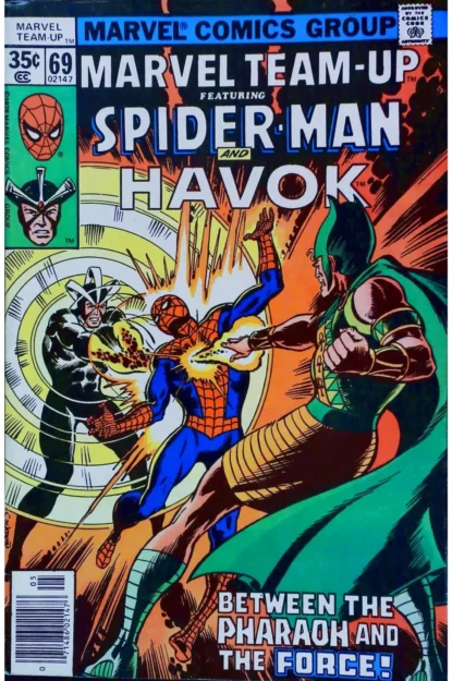 MARVEL TEAM-UP (1972) #69 - Marvel - lecubeacomics.com Couverture de MARVEL TEAM-UP (1972) #69 - par Dave Cockrum - lecubeacomics.com