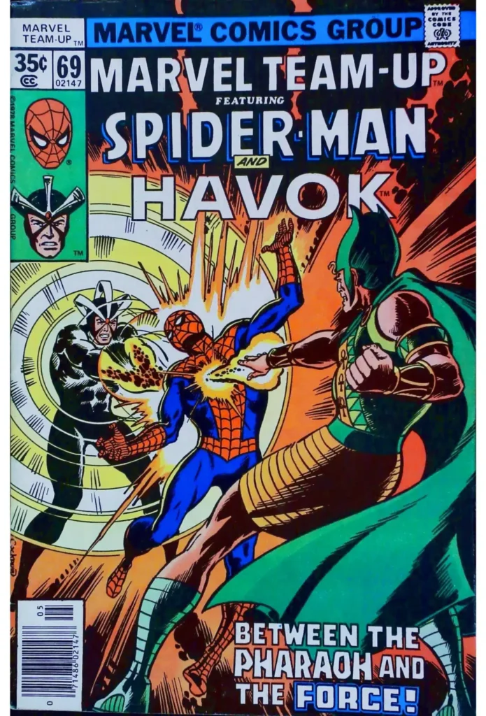 Marvel Team-Up #69, vue de l'exemplaire