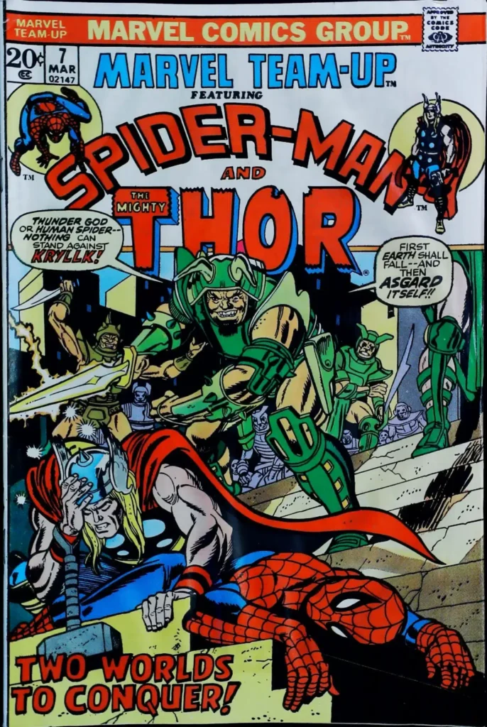 Marvel Team-Up #7, vue de l'exemplaire