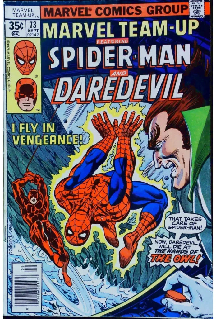 Marvel Team-Up #73, vue de l'exemplaire