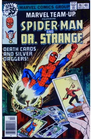 Couverture de MARVEL TEAM-UP (1972) #76 - par John Byrne - lecubeacomics.com