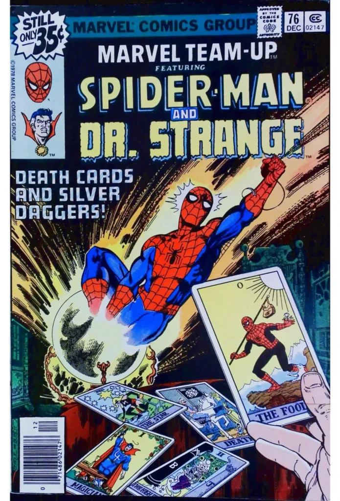 Marvel Team-Up #76, vue de l'exemplaire