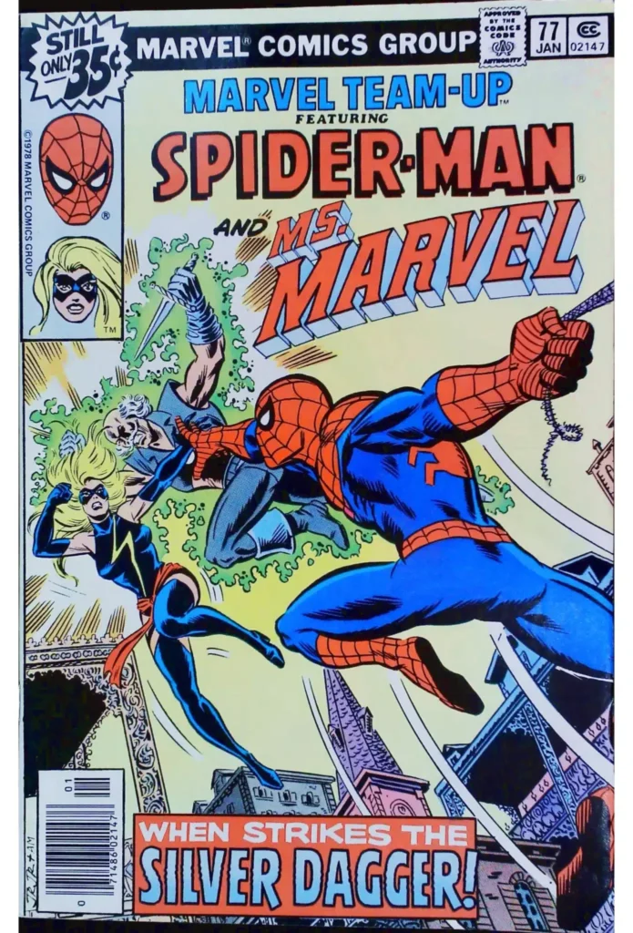 Marvel Team-Up #77, vue de l'exemplaire