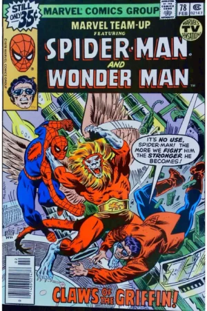 Couverture de MARVEL TEAM-UP (1972) #78 - par Al Milgrom - lecubeacomics.com