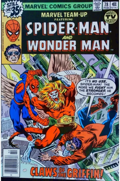 Couverture de MARVEL TEAM-UP (1972) #78 - par Al Milgrom - lecubeacomics.com