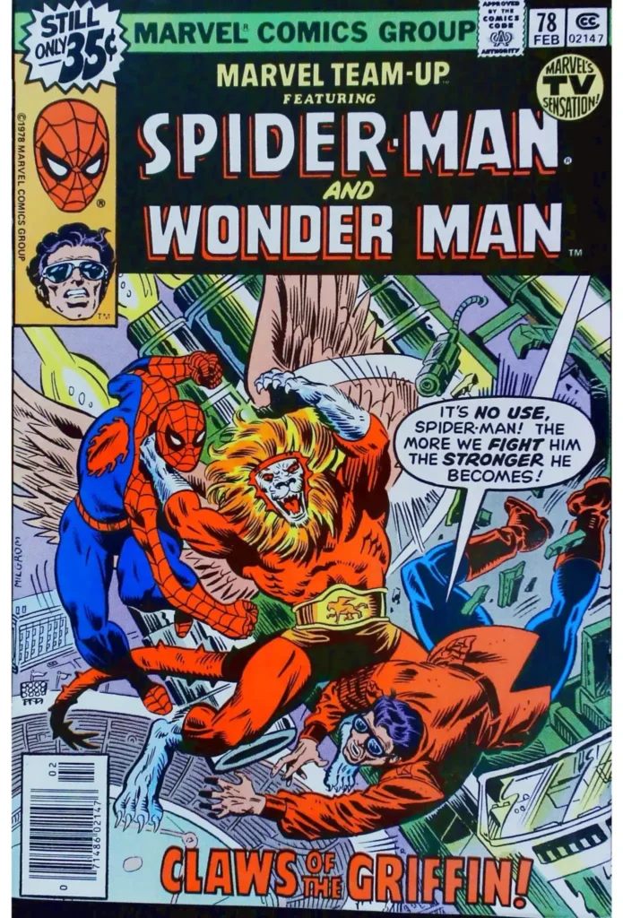 Marvel Team-Up #78, vue de l'exemplaire