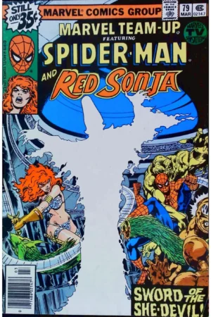 Couverture de MARVEL TEAM-UP (1972) #79 - par John Byrne - lecubeacomics.com