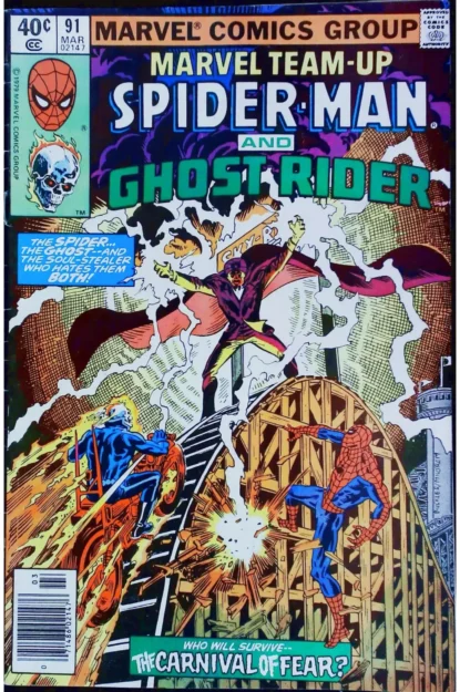 MARVEL TEAM-UP (1972) #91 - Marvel - lecubeacomics.com Couverture de MARVEL TEAM-UP (1972) #91 - par Al Milgrom - lecubeacomics.com