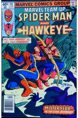 Couverture de MARVEL TEAM-UP (1972) #92 - par Al Milgrom - lecubeacomics.com