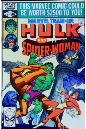 Couverture de MARVEL TEAM-UP (1972) #97 - par Frank Springer - lecubeacomics.com