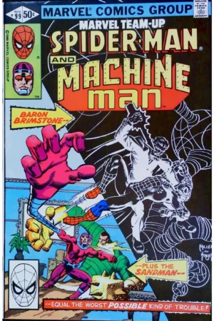 Couverture de MARVEL TEAM-UP (1972) #99 - par Frank Miller - lecubeacomics.com