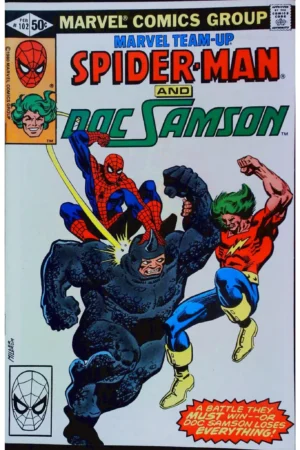 Couverture de MARVEL TEAM-UP (1972) #102 - par Al Milgrom - lecubeacomics.com