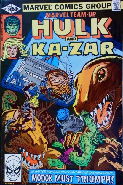 MARVEL TEAM-UP (1972) #104 - Marvel - lecubeacomics.com Couverture de MARVEL TEAM-UP (1972) #104 - par Al Milgrom - lecubeacomics.com