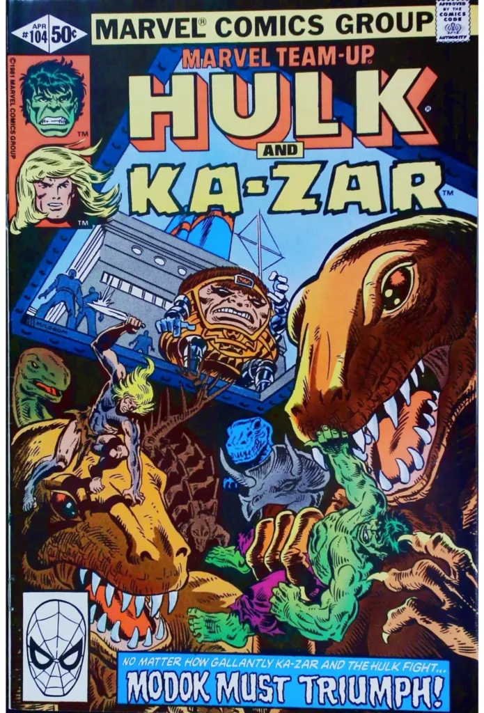 Marvel Team-Up #104, vue de l'exemplaire