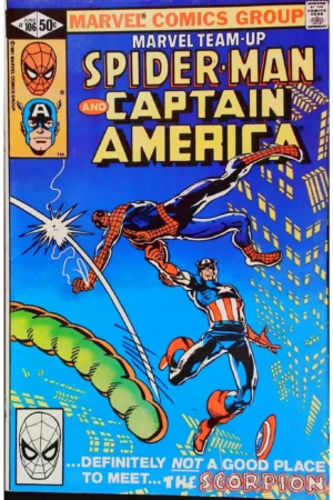 Couverture de MARVEL TEAM-UP (1972) #106 - par Frank Miller - lecubeacomics.com