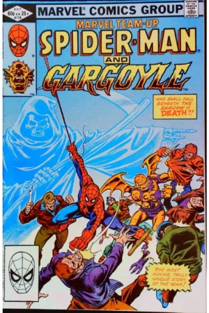 Couverture de MARVEL TEAM-UP (1972) #119 - par Joe Rubinstein - lecubeacomics.com