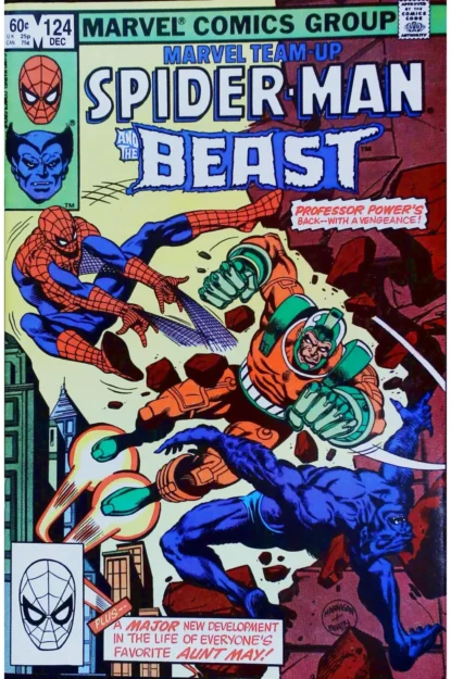 Couverture de MARVEL TEAM-UP (1972) #124 - par Ed Hannigan - lecubeacomics.com