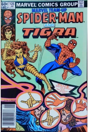 Couverture de MARVEL TEAM-UP (1972) #125 - par Frank Giacoia - lecubeacomics.com