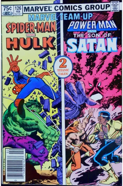 Couverture de MARVEL TEAM-UP (1972) #126 - par John Romita Jr. - lecubeacomics.com