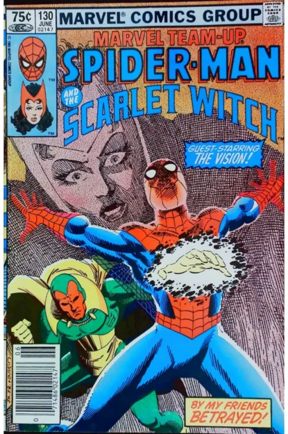 Couverture de MARVEL TEAM-UP (1972) #130 - par John Romita Jr. - lecubeacomics.com