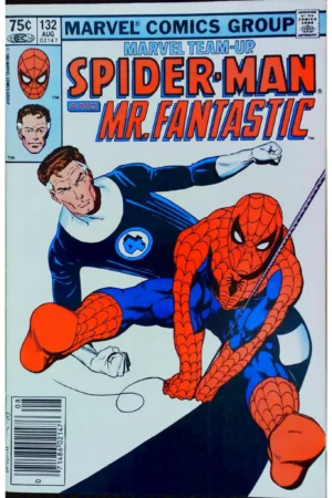 Couverture de MARVEL TEAM-UP (1972) #132 - par Paul Smith - lecubeacomics.com