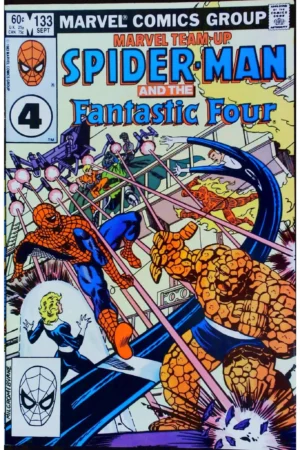 Couverture de MARVEL TEAM-UP (1972) #133 - par Al Milgrom - lecubeacomics.com