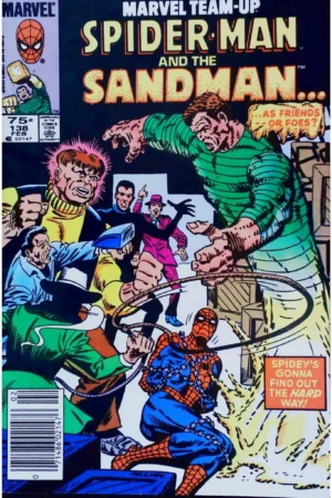 Couverture de MARVEL TEAM-UP (1972) #138 - par Al Milgrom - lecubeacomics.com