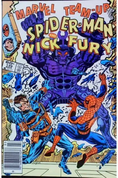 MARVEL TEAM-UP (1972) #139 - Marvel - lecubeacomics.com Couverture de MARVEL TEAM-UP (1972) #139 - par Al Milgrom - lecubeacomics.com