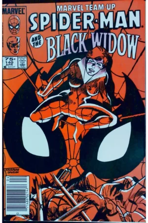 Couverture de MARVEL TEAM-UP (1972) #140 - par Ed Hannigan - lecubeacomics.com