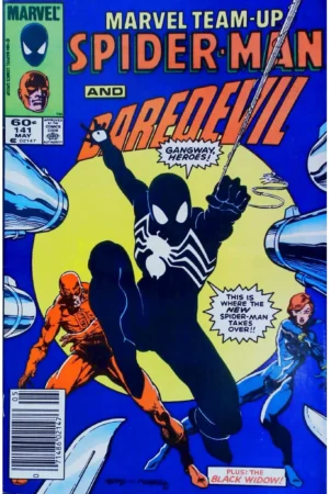 Couverture de MARVEL TEAM-UP (1972) #141 - par Art Adams - lecubeacomics.com