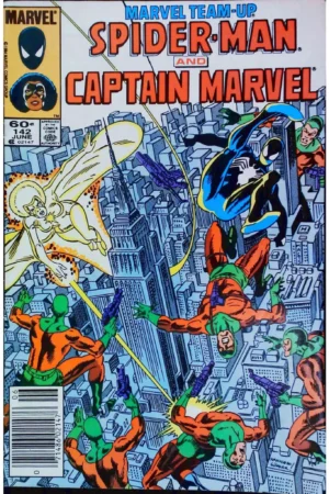 Couverture de MARVEL TEAM-UP (1972) #142 - par Bob Wiacek - lecubeacomics.com