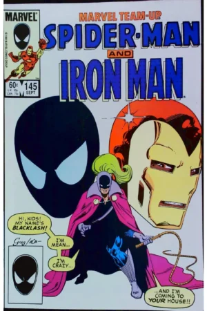 Couverture de MARVEL TEAM-UP (1972) #145 - par Bob Layton - lecubeacomics.com