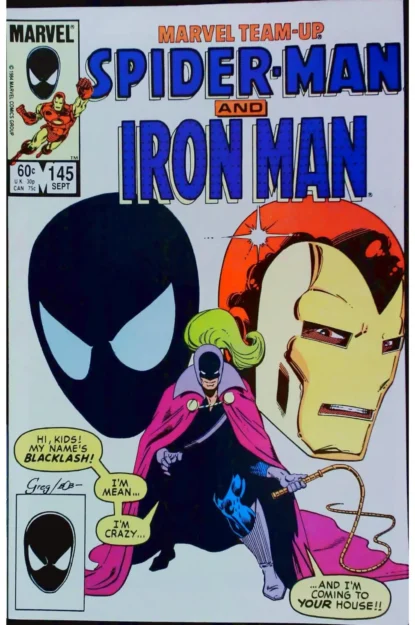 MARVEL TEAM-UP (1972) #145 - Marvel - lecubeacomics.com Couverture de MARVEL TEAM-UP (1972) #145 - par Bob Layton - lecubeacomics.com