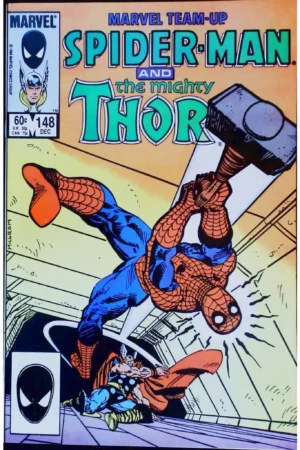 Couverture de MARVEL TEAM-UP (1972) #148 - par Al Milgrom - lecubeacomics.com
