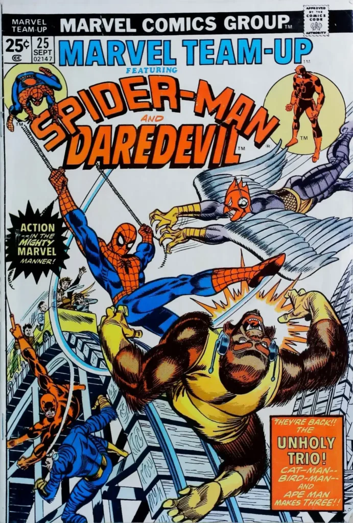 Marvel Team-Up #25, vue de l'exemplaire