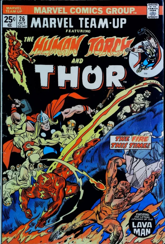 Marvel Team-Up #26, vue de l'exemplaire