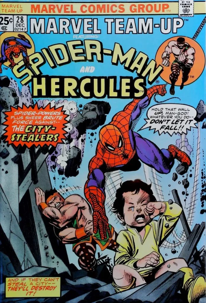 Marvel Team-Up #28, vue de l'exemplaire