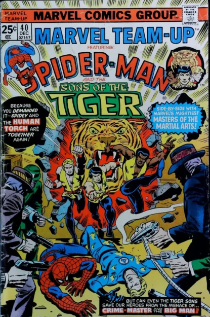 MARVEL TEAM-UP (1972) #40 - Marvel - lecubeacomics.com Couverture de MARVEL TEAM-UP (1972) #40 - par Irving Watanabe - lecubeacomics.com