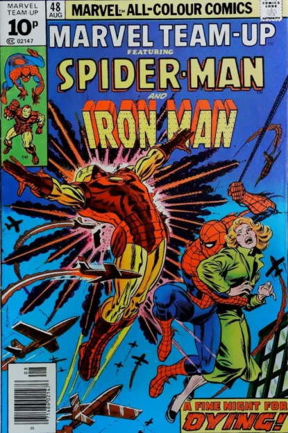 MARVEL TEAM-UP (1972) #48 - Marvel - lecubeacomics.com Couverture de MARVEL TEAM-UP (1972) #48 - par John Romita - lecubeacomics.com