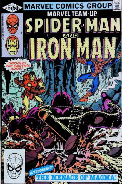 MARVEL TEAM-UP (1972) #110 - Marvel - lecubeacomics.com Couverture de MARVEL TEAM-UP (1972) #110 - par Bob Layton - lecubeacomics.com
