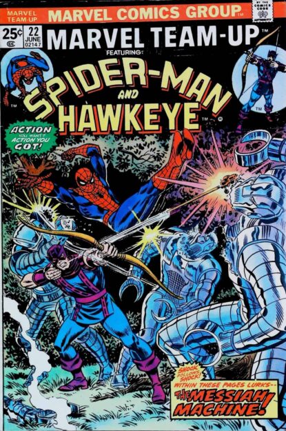 MARVEL TEAM-UP (1972) #22 - Marvel - lecubeacomics.com Couverture de MARVEL TEAM-UP (1972) #22 - par John Romita - lecubeacomics.com