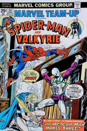 Couverture de MARVEL TEAM-UP (1972) #34 - par Gil Kane - lecubeacomics.com