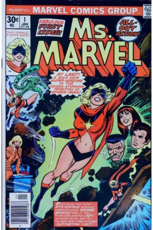 Couverture de MS. MARVEL (1977) #1 - par John Buscema - lecubeacomics.com