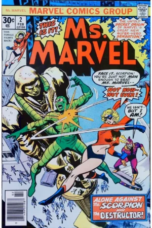 Couverture de MS. MARVEL (1977) #2 - par John Buscema - lecubeacomics.com
