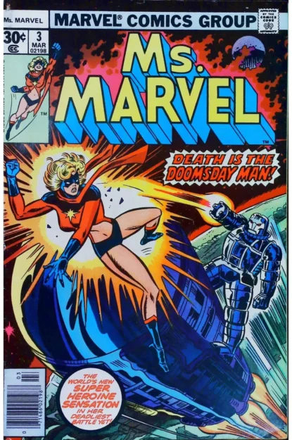 MS. MARVEL (1977) #3 - Marvel - lecubeacomics.com Couverture de MS. MARVEL (1977) #3 - par John Buscema - lecubeacomics.com