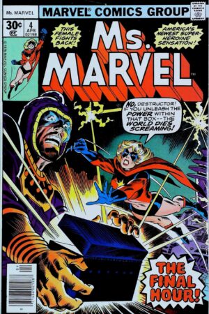 Couverture de MS. MARVEL (1977) #4 - par Ed Hannigan - lecubeacomics.com